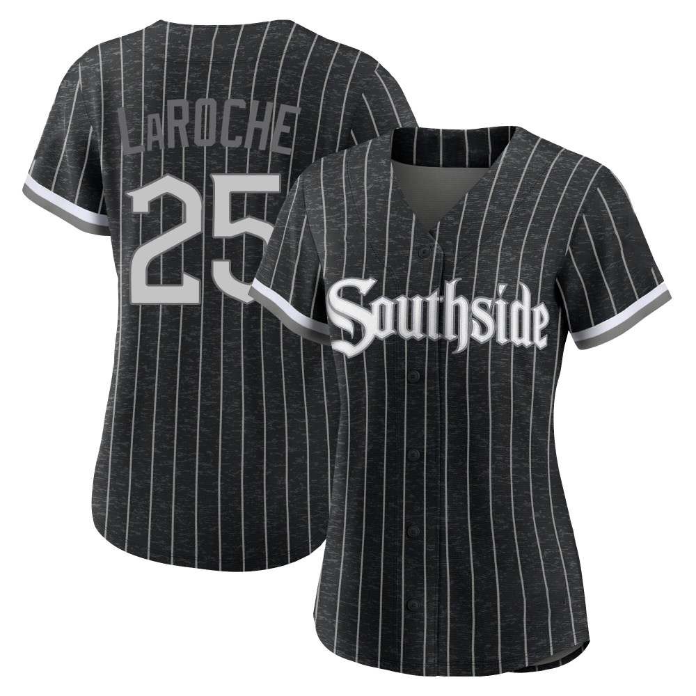 Authentic Adam LaRoche Women's Chicago White Sox Black 2021 City Connect Jersey Authentic Adam LaRoche Women's Chicago White Sox Black 2021 City Connect Jersey