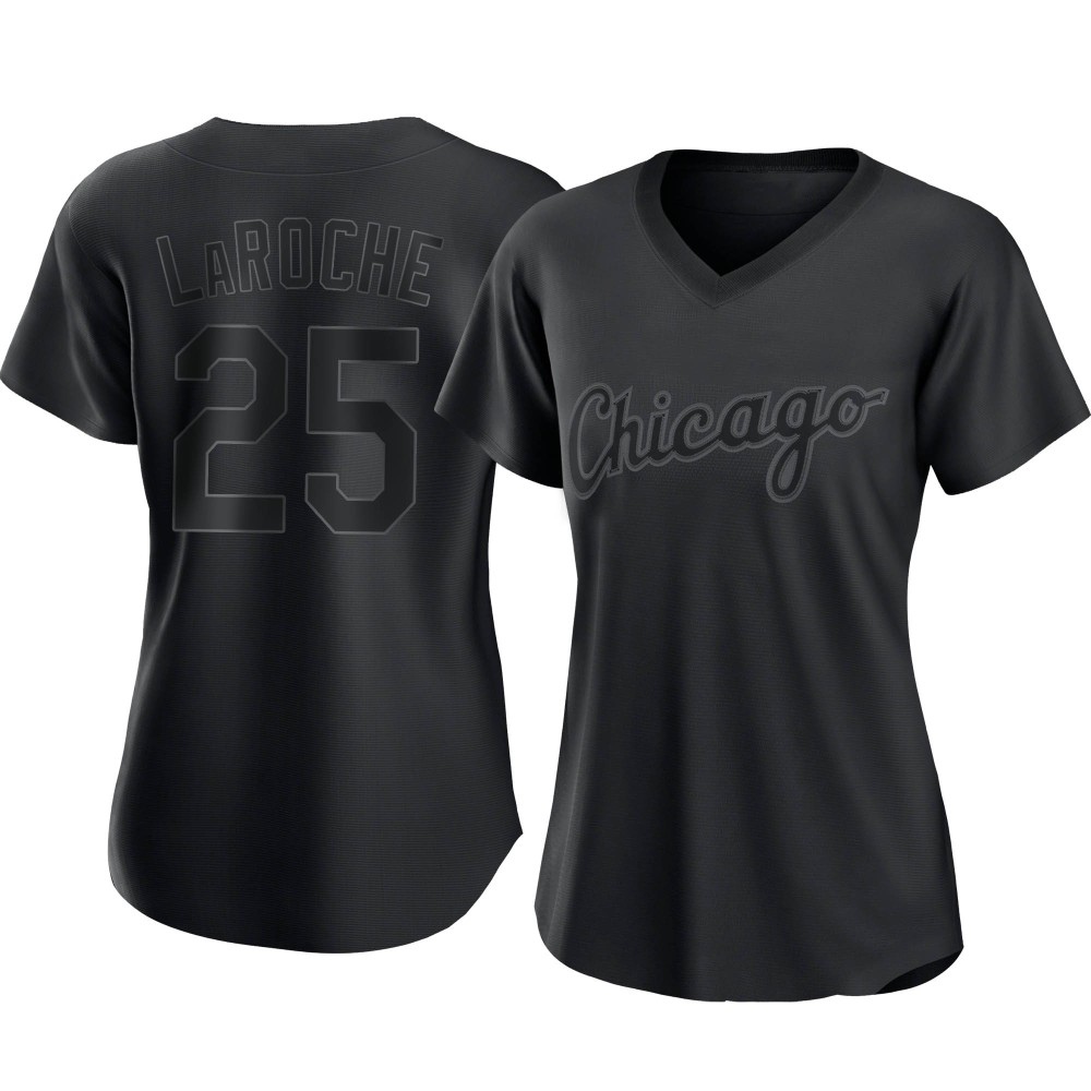 Authentic Adam LaRoche Women's Chicago White Sox Black Pitch Fashion Jersey Authentic Adam LaRoche Women's Chicago White Sox Black Pitch Fashion Jersey