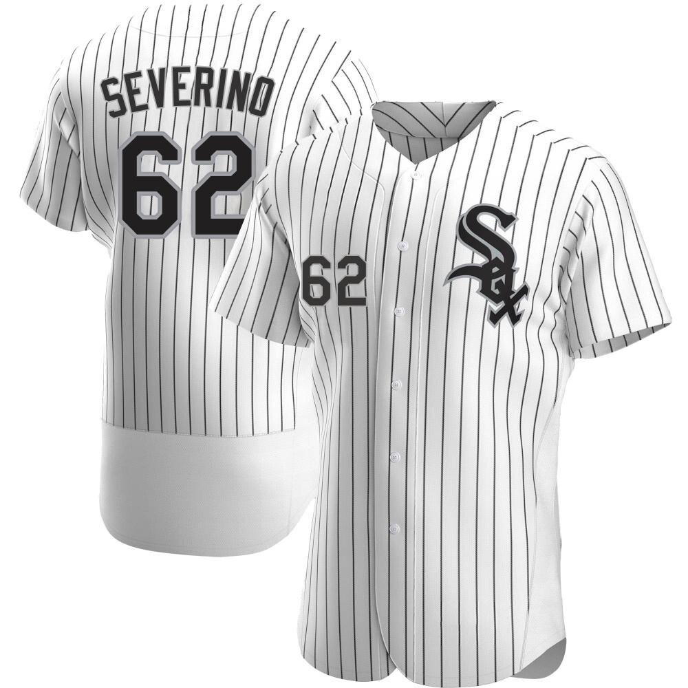 Authentic Anderson Severino Men's Chicago White Sox White Home Jersey Authentic Anderson Severino Men's Chicago White Sox White Home Jersey