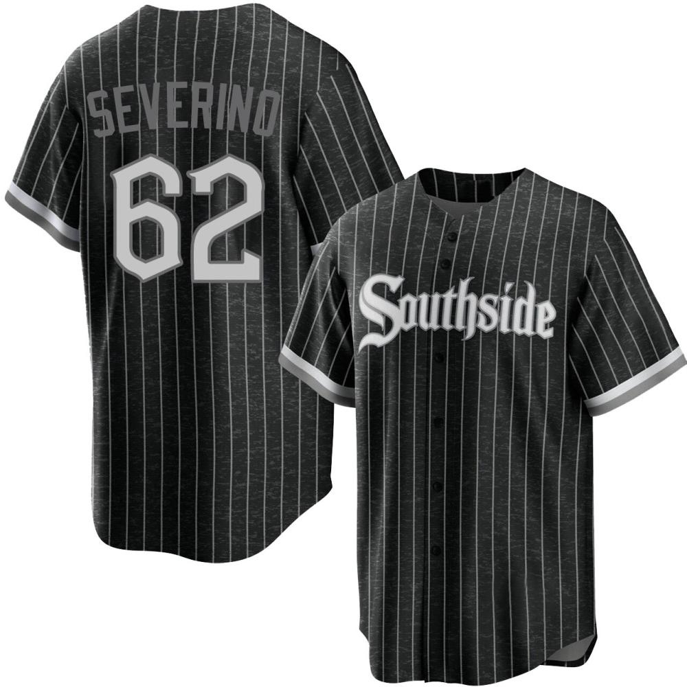 Replica Anderson Severino Men's Chicago White Sox Black 2021 City Connect Jersey Replica Anderson Severino Men's Chicago White Sox Black 2021 City Connect Jersey