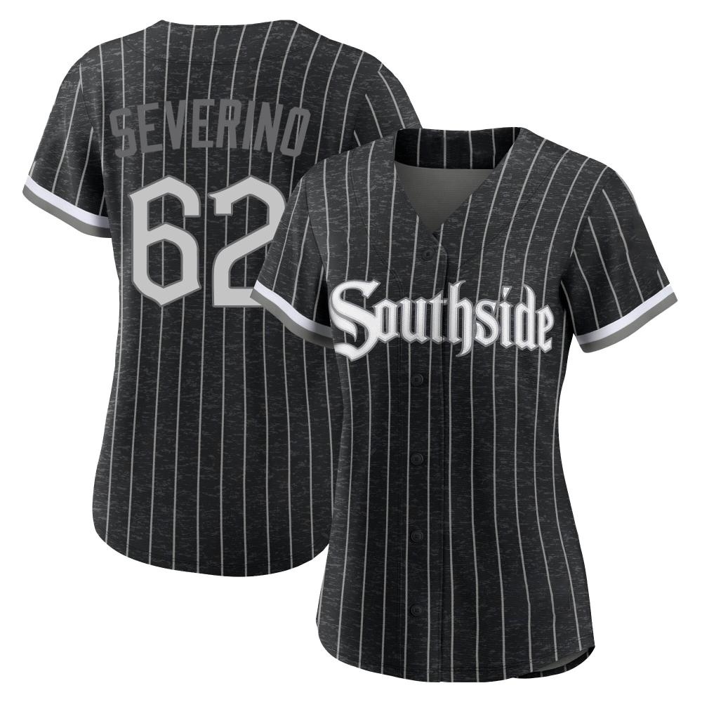 Replica Anderson Severino Women's Chicago White Sox Black 2021 City Connect Jersey Replica Anderson Severino Women's Chicago White Sox Black 2021 City Connect Jersey