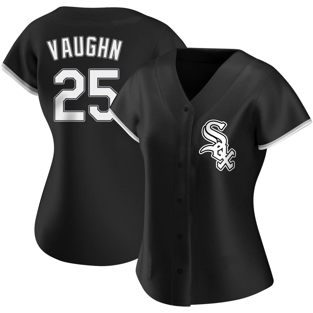 Replica Andrew Vaughn Women's Chicago White Sox Black Alternate Jersey Replica Andrew Vaughn Women's Chicago White Sox Black Alternate Jersey