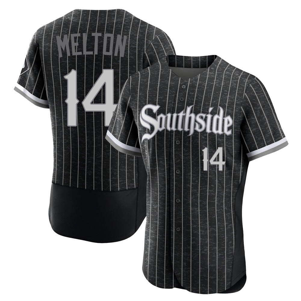 Authentic Bill Melton Men's Chicago White Sox Black 2021 City Connect Jersey Authentic Bill Melton Men's Chicago White Sox Black 2021 City Connect Jersey
