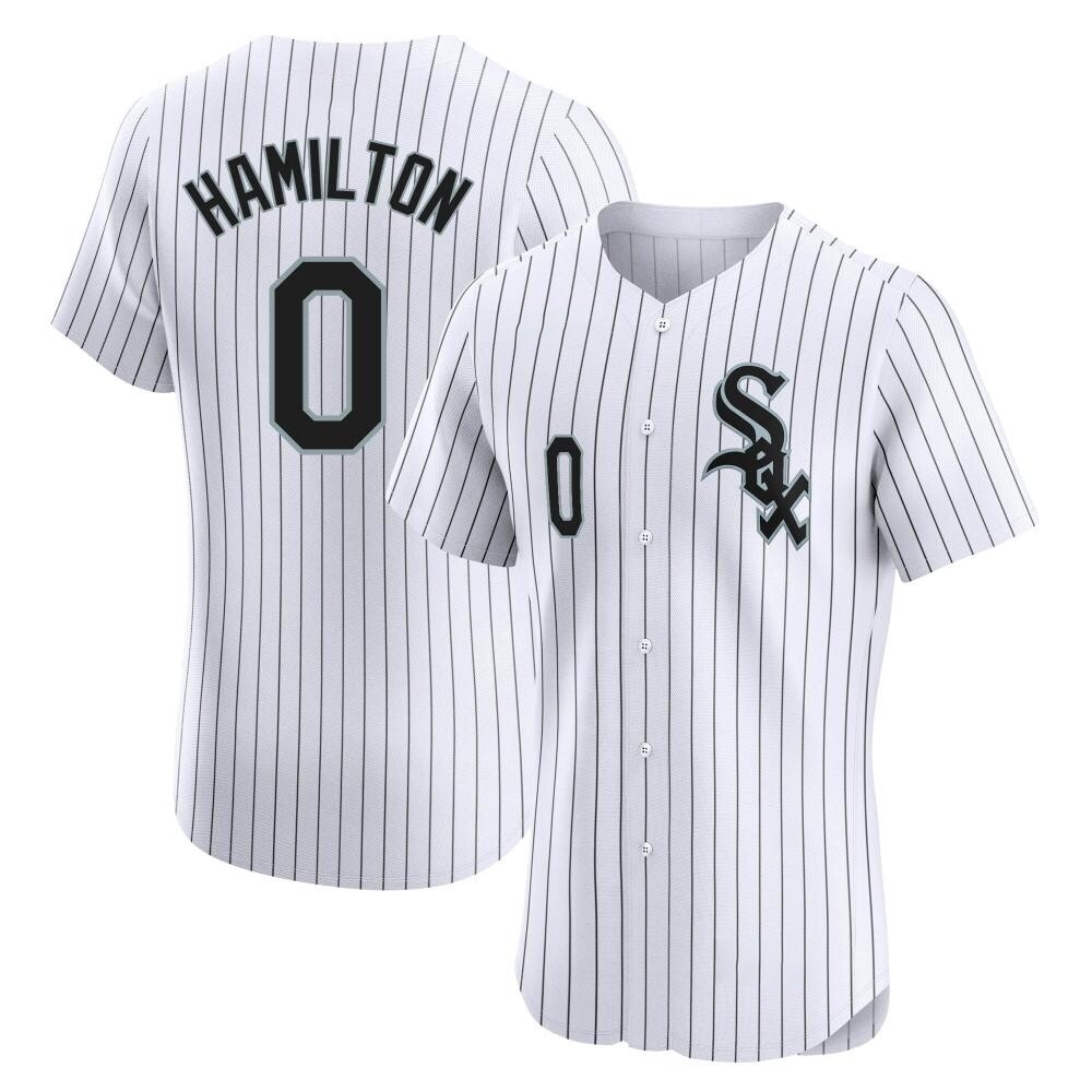 Elite Billy Hamilton Men's Chicago White Sox White Home Jersey Elite Billy Hamilton Men's Chicago White Sox White Home Jersey
