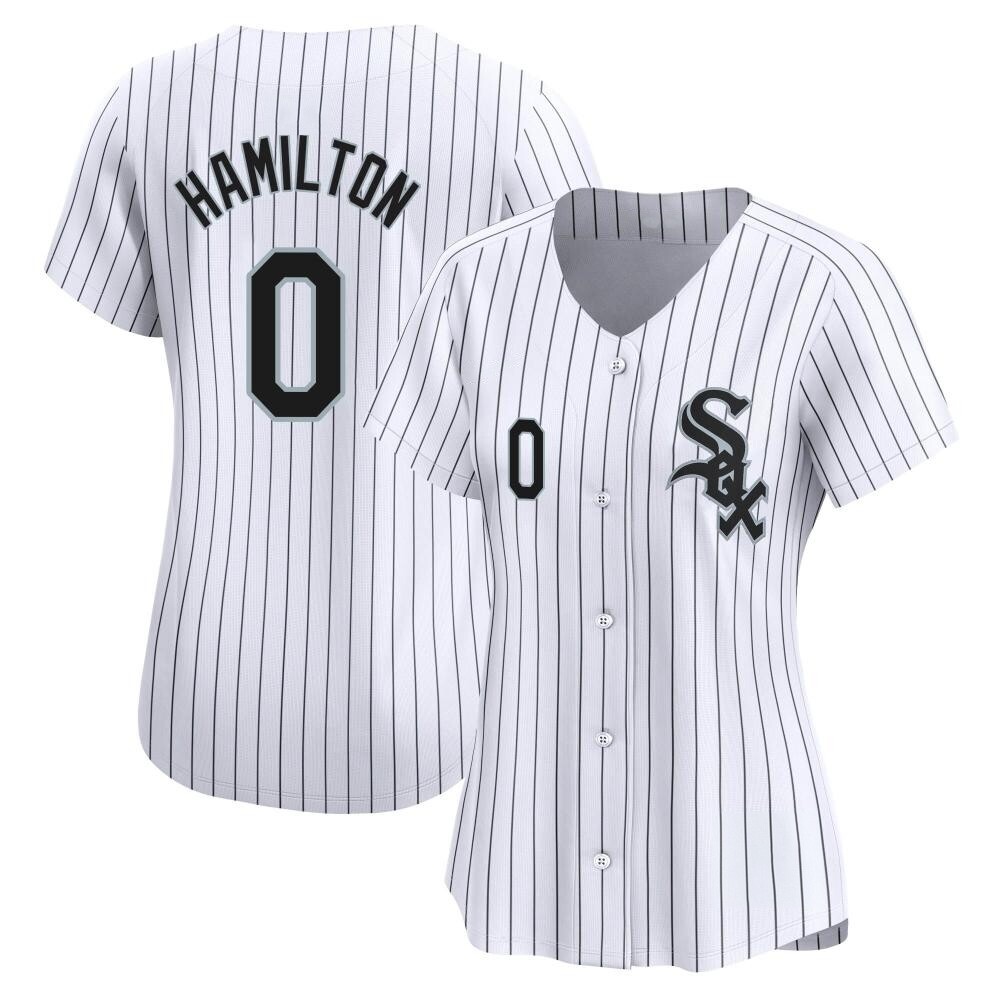 Limited Billy Hamilton Women's Chicago White Sox White Home Jersey Limited Billy Hamilton Women's Chicago White Sox White Home Jersey