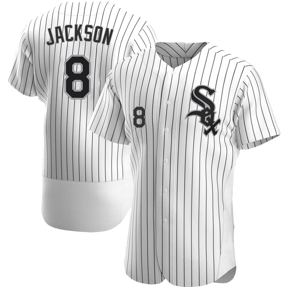 Authentic Bo Jackson Men's Chicago White Sox White Home Jersey Authentic Bo Jackson Men's Chicago White Sox White Home Jersey