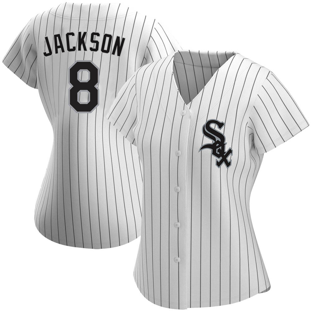 Authentic Bo Jackson Women's Chicago White Sox White Home Jersey Authentic Bo Jackson Women's Chicago White Sox White Home Jersey