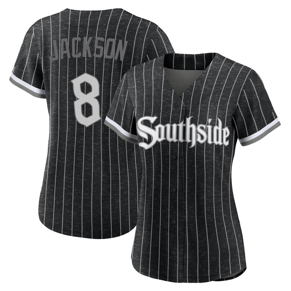 Replica Bo Jackson Women's Chicago White Sox Black 2021 City Connect Jersey Replica Bo Jackson Women's Chicago White Sox Black 2021 City Connect Jersey