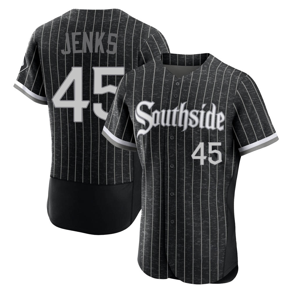 Authentic Bobby Jenks Men's Chicago White Sox Black 2021 City Connect Jersey Authentic Bobby Jenks Men's Chicago White Sox Black 2021 City Connect Jersey
