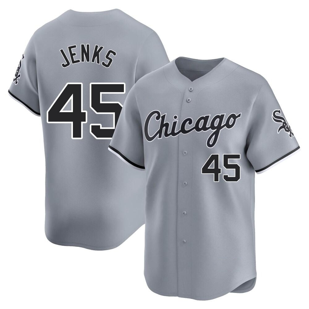 Limited Bobby Jenks Youth Chicago White Sox Gray Road Jersey Limited Bobby Jenks Youth Chicago White Sox Gray Road Jersey