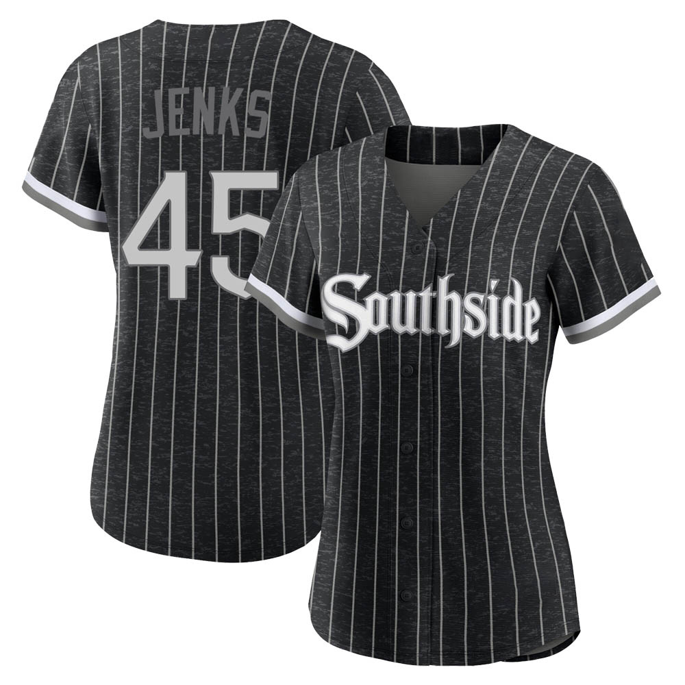 Replica Bobby Jenks Women's Chicago White Sox Black 2021 City Connect Jersey Replica Bobby Jenks Women's Chicago White Sox Black 2021 City Connect Jersey