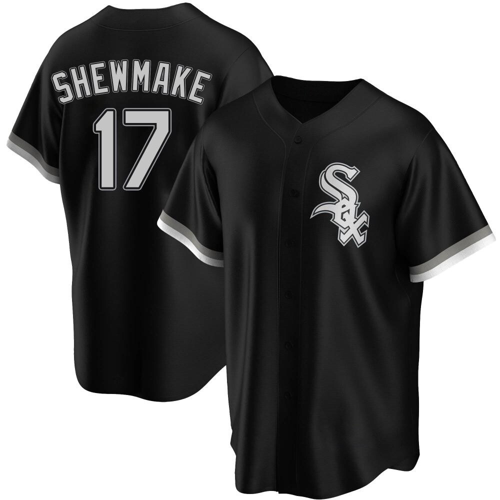 Replica Braden Shewmake Men's Chicago White Sox Black Alternate Jersey Replica Braden Shewmake Men's Chicago White Sox Black Alternate Jersey