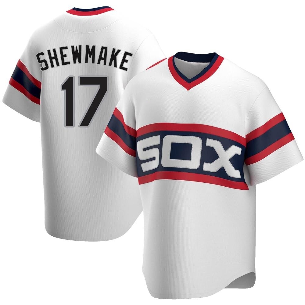 Replica Braden Shewmake Men's Chicago White Sox White Cooperstown Collection Jersey Replica Braden Shewmake Men's Chicago White Sox White Cooperstown Collection Jersey
