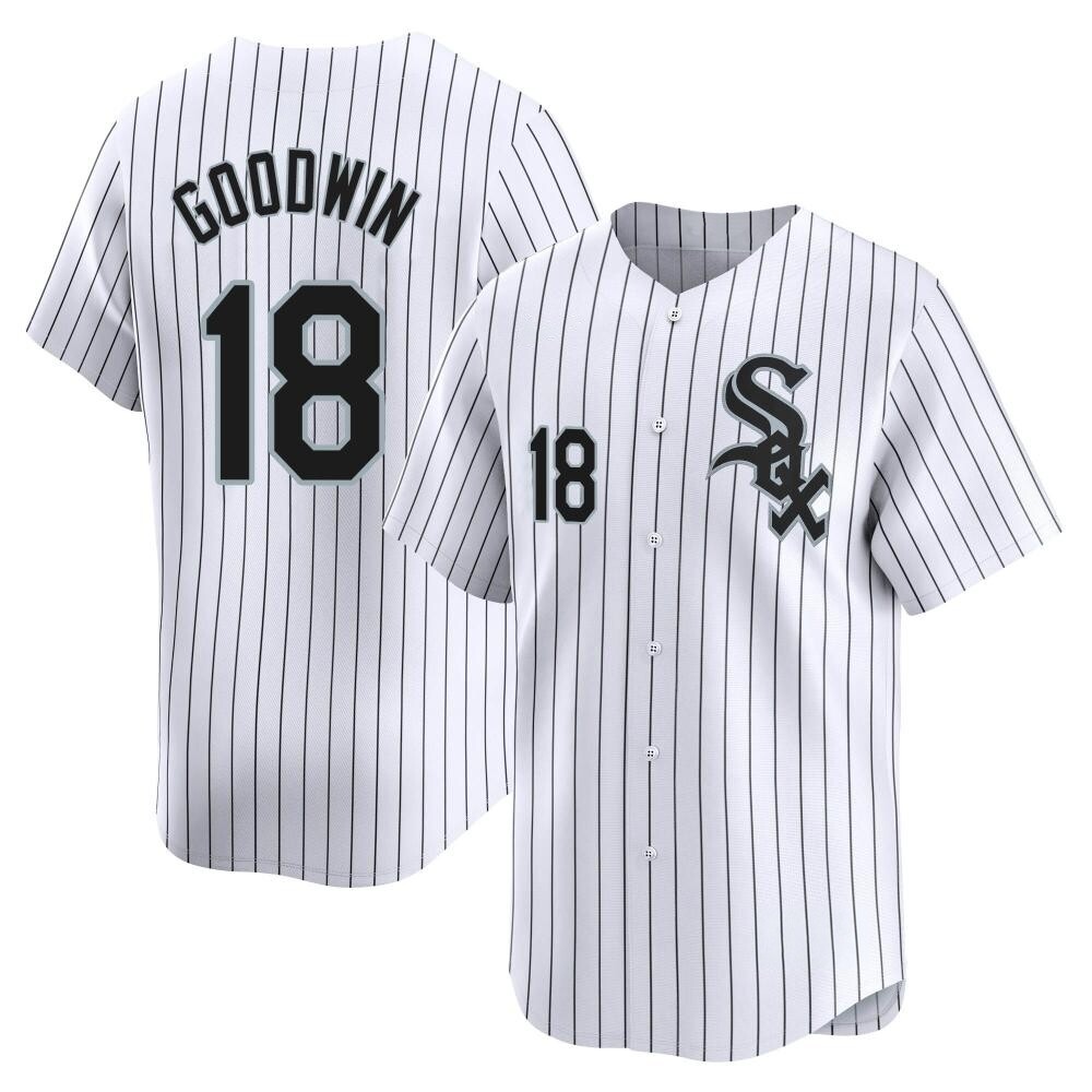 Limited Brian Goodwin Men's Chicago White Sox White Home Jersey Limited Brian Goodwin Men's Chicago White Sox White Home Jersey