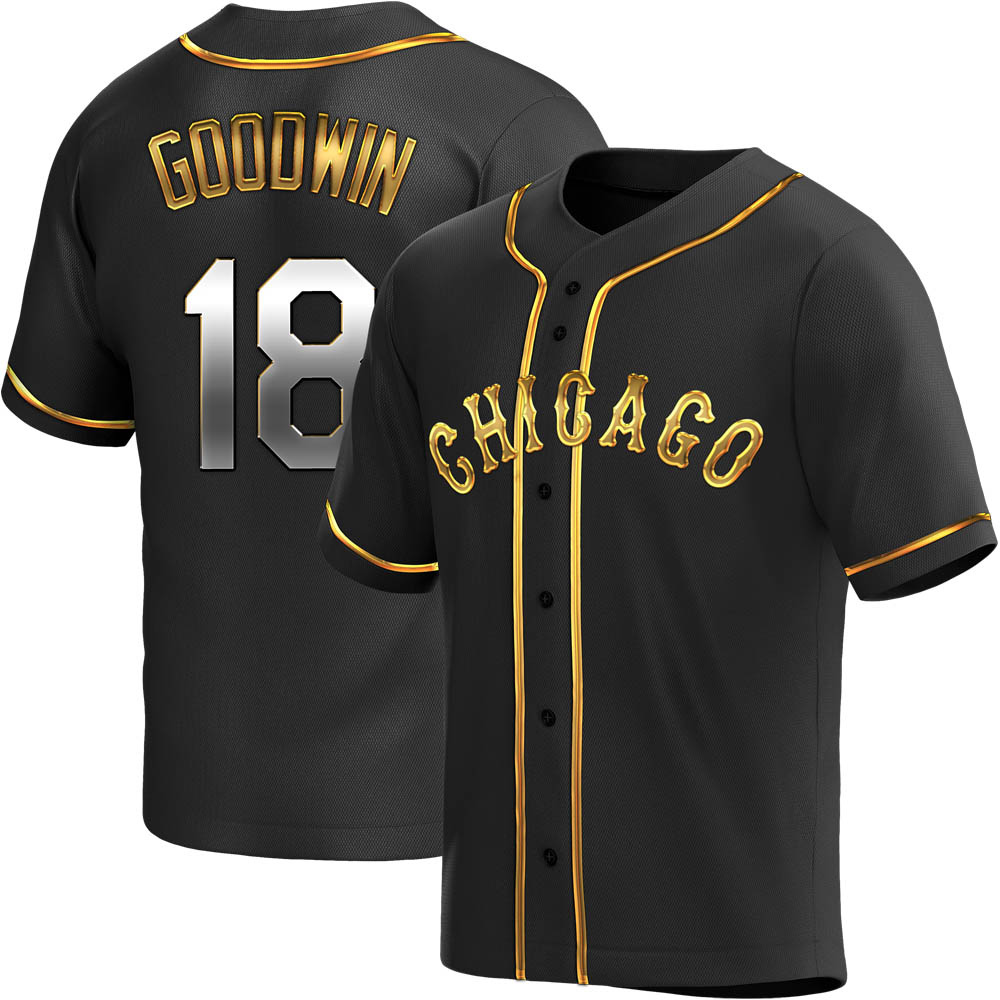 Replica Brian Goodwin Youth Chicago White Sox Black Golden Alternate Jersey Replica Brian Goodwin Youth Chicago White Sox Black Golden Alternate Jersey