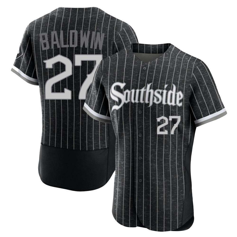 Authentic Brooks Baldwin Men's Chicago White Sox Black 2021 City Connect Jersey