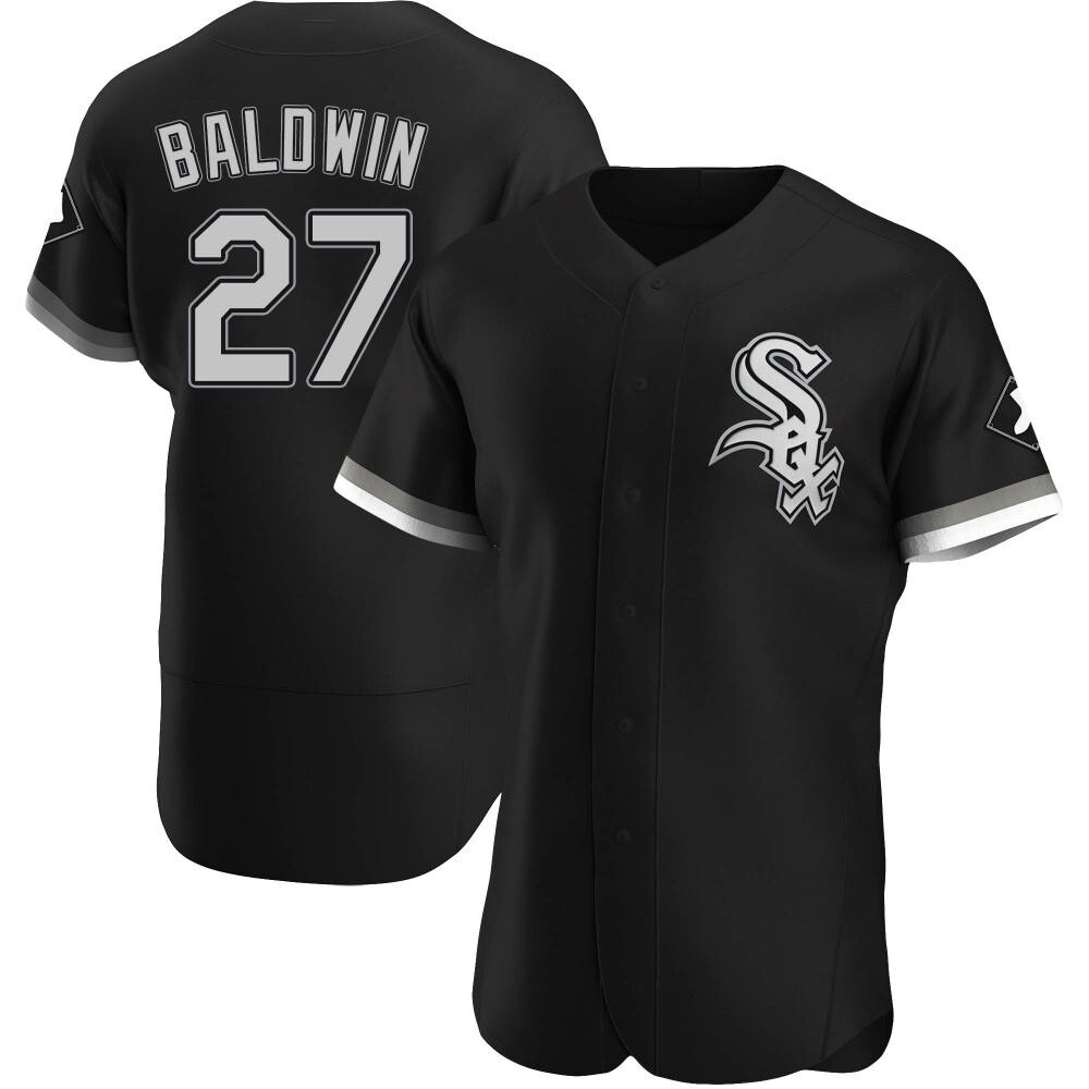 Authentic Brooks Baldwin Men's Chicago White Sox Black Alternate Jersey