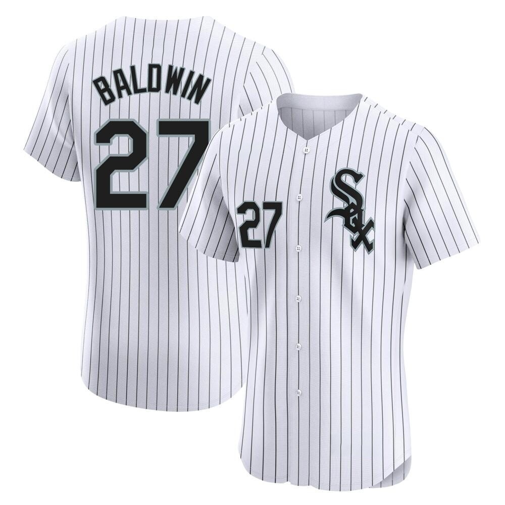 Elite Brooks Baldwin Men's Chicago White Sox White Home Jersey Elite Brooks Baldwin Men's Chicago White Sox White Home Jersey