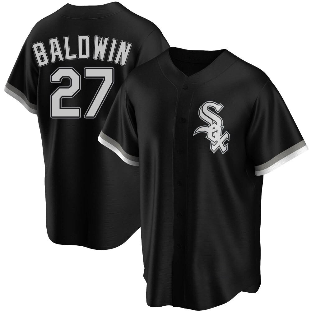 Replica Brooks Baldwin Youth Chicago White Sox Black Alternate Jersey Replica Brooks Baldwin Youth Chicago White Sox Black Alternate Jersey