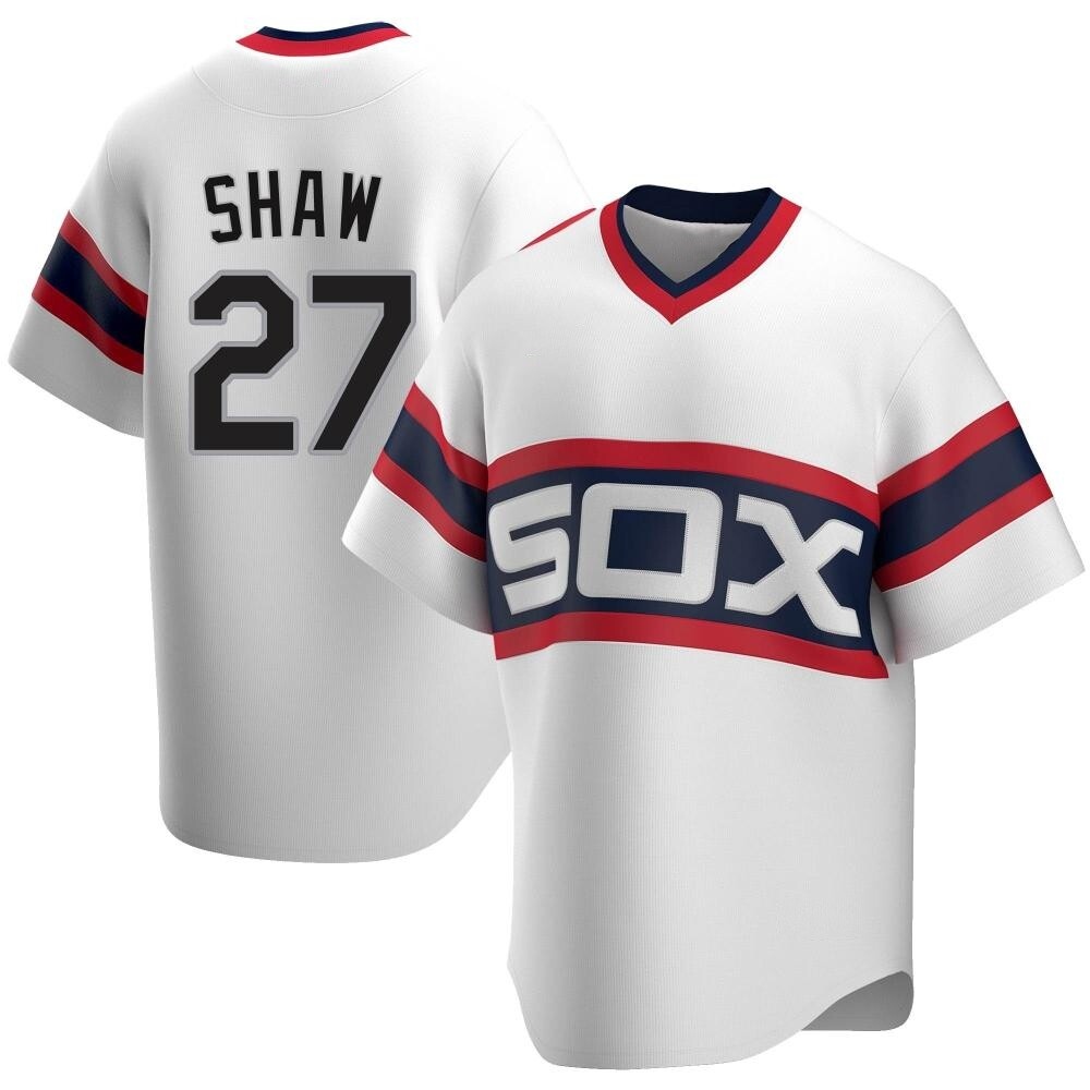 Replica Bryan Shaw Men's Chicago White Sox White Cooperstown Collection Jersey Replica Bryan Shaw Men's Chicago White Sox White Cooperstown Collection Jersey
