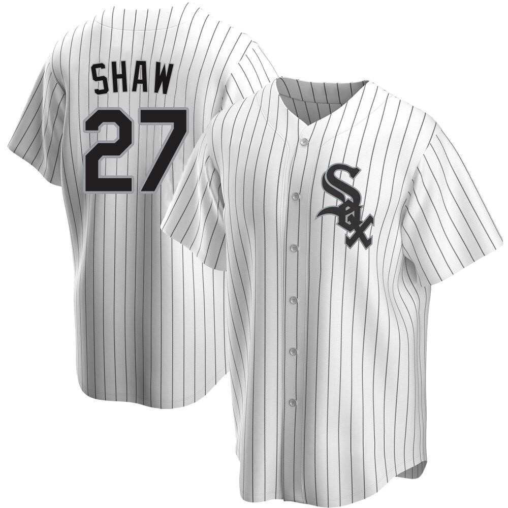 Replica Bryan Shaw Men's Chicago White Sox White Home Jersey Replica Bryan Shaw Men's Chicago White Sox White Home Jersey
