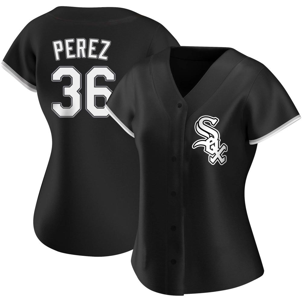 Authentic Carlos Perez Women's Chicago White Sox Black Alternate Jersey Authentic Carlos Perez Women's Chicago White Sox Black Alternate Jersey