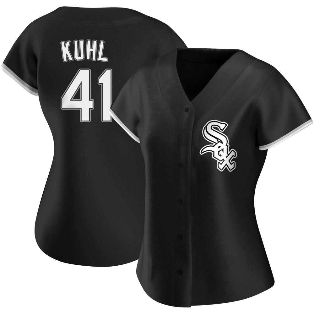 Authentic Chad Kuhl Women's Chicago White Sox Black Alternate Jersey Authentic Chad Kuhl Women's Chicago White Sox Black Alternate Jersey