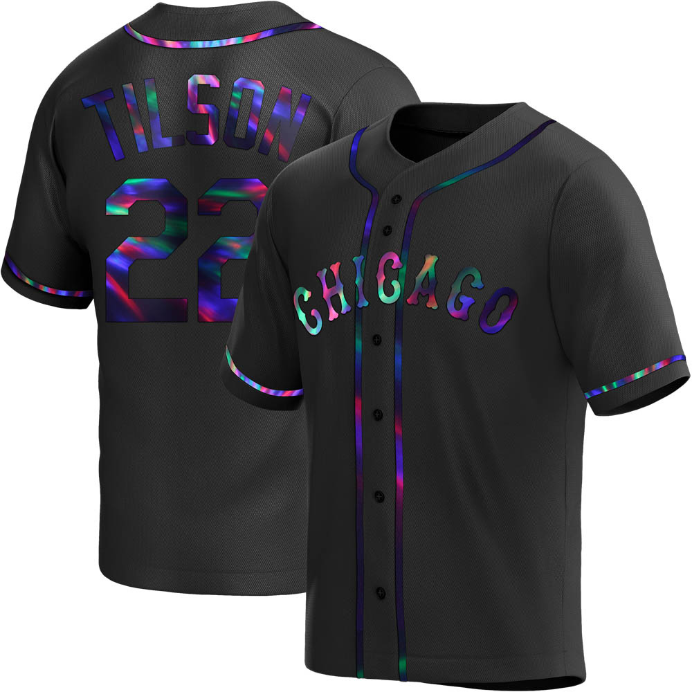 Replica Charlie Tilson Youth Chicago White Sox Black Holographic Alternate Jersey Replica Charlie Tilson Youth Chicago White Sox Black Holographic Alternate Jersey