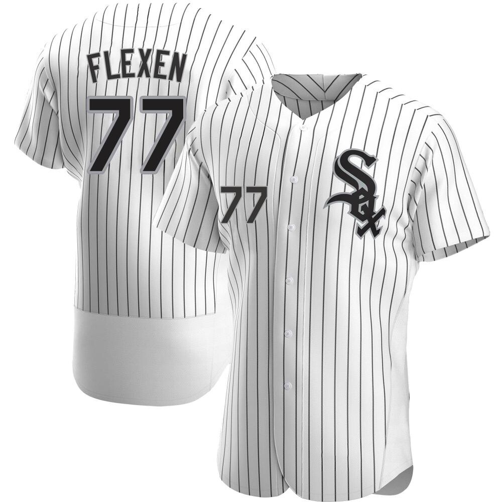 Authentic Chris Flexen Men's Chicago White Sox White Home Jersey Authentic Chris Flexen Men's Chicago White Sox White Home Jersey
