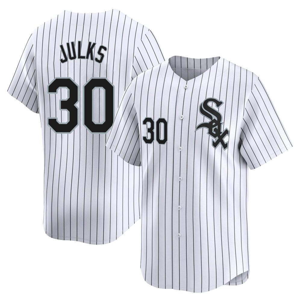 Limited Corey Julks Men's Chicago White Sox White Home Jersey Limited Corey Julks Men's Chicago White Sox White Home Jersey
