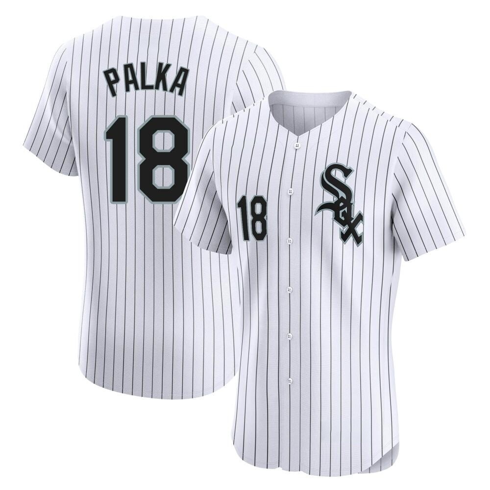 Elite Daniel Palka Men's Chicago White Sox White Home Jersey Elite Daniel Palka Men's Chicago White Sox White Home Jersey