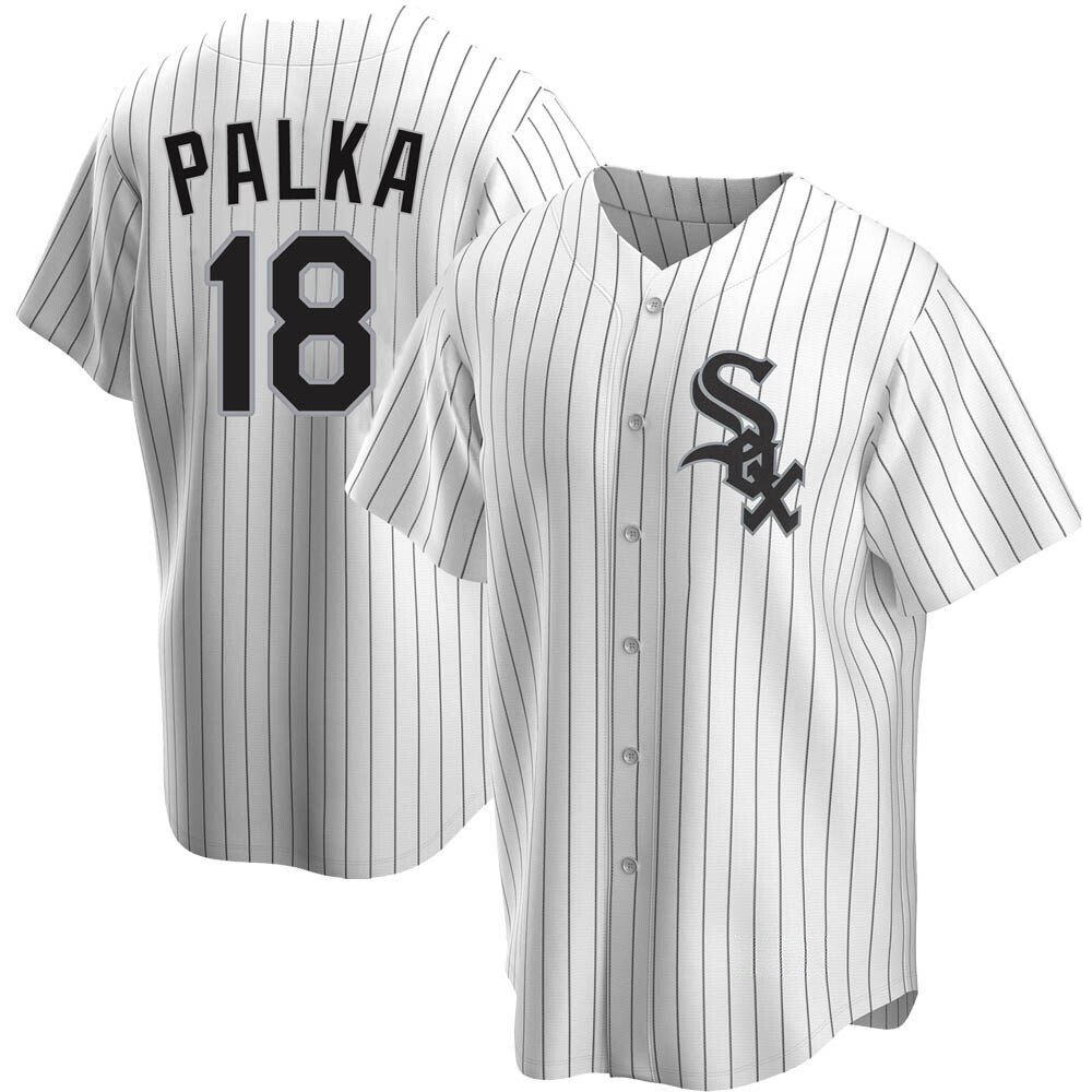 Replica Daniel Palka Men's Chicago White Sox White Home Jersey Replica Daniel Palka Men's Chicago White Sox White Home Jersey