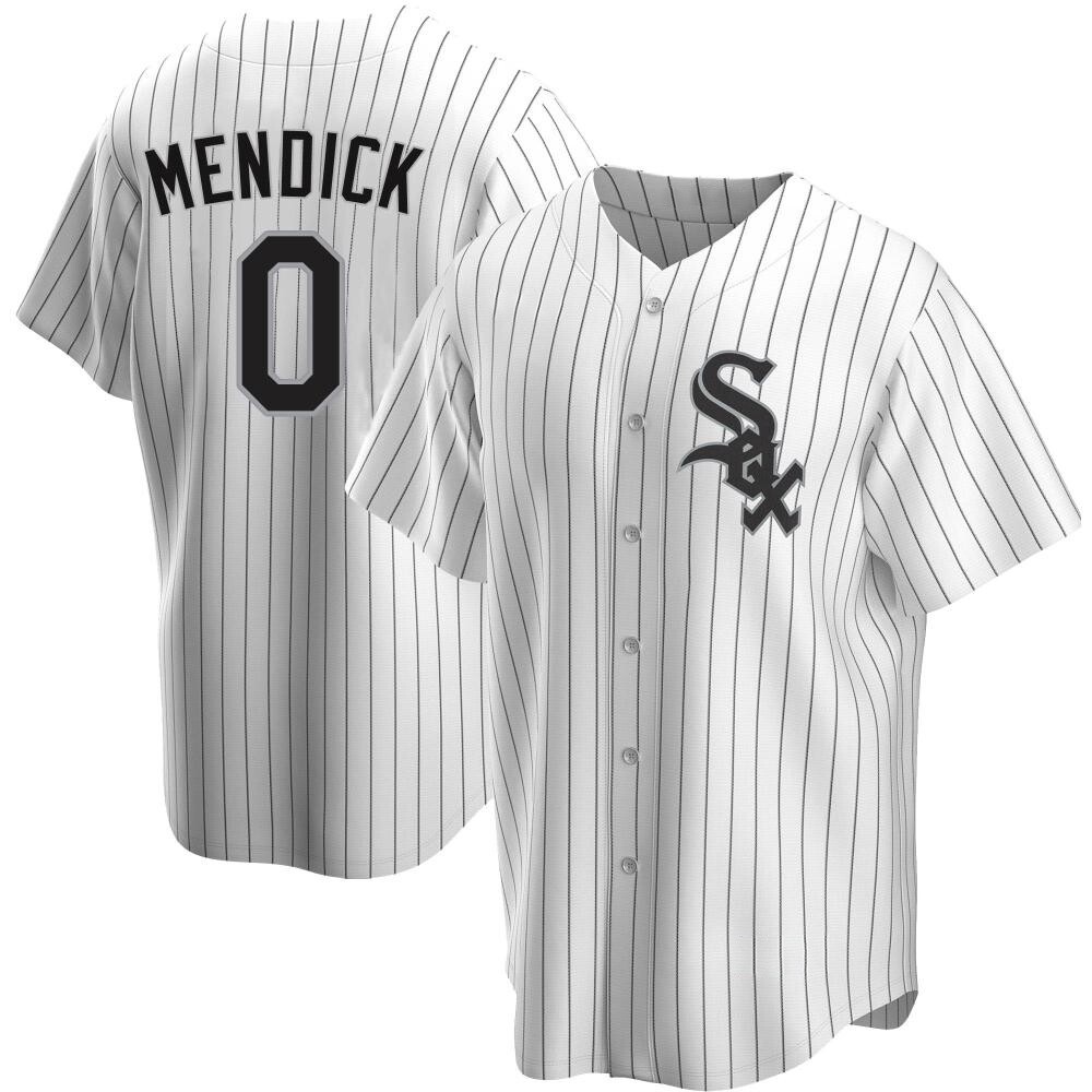 Replica Danny Mendick Men's Chicago White Sox White Home Jersey Replica Danny Mendick Men's Chicago White Sox White Home Jersey
