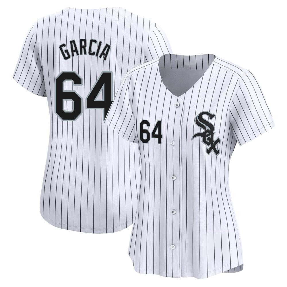 Limited Deivi Garcia Women's Chicago White Sox White Home Jersey Limited Deivi Garcia Women's Chicago White Sox White Home Jersey