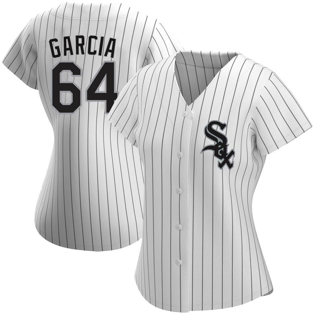 Replica Deivi Garcia Women's Chicago White Sox White Home Jersey Replica Deivi Garcia Women's Chicago White Sox White Home Jersey