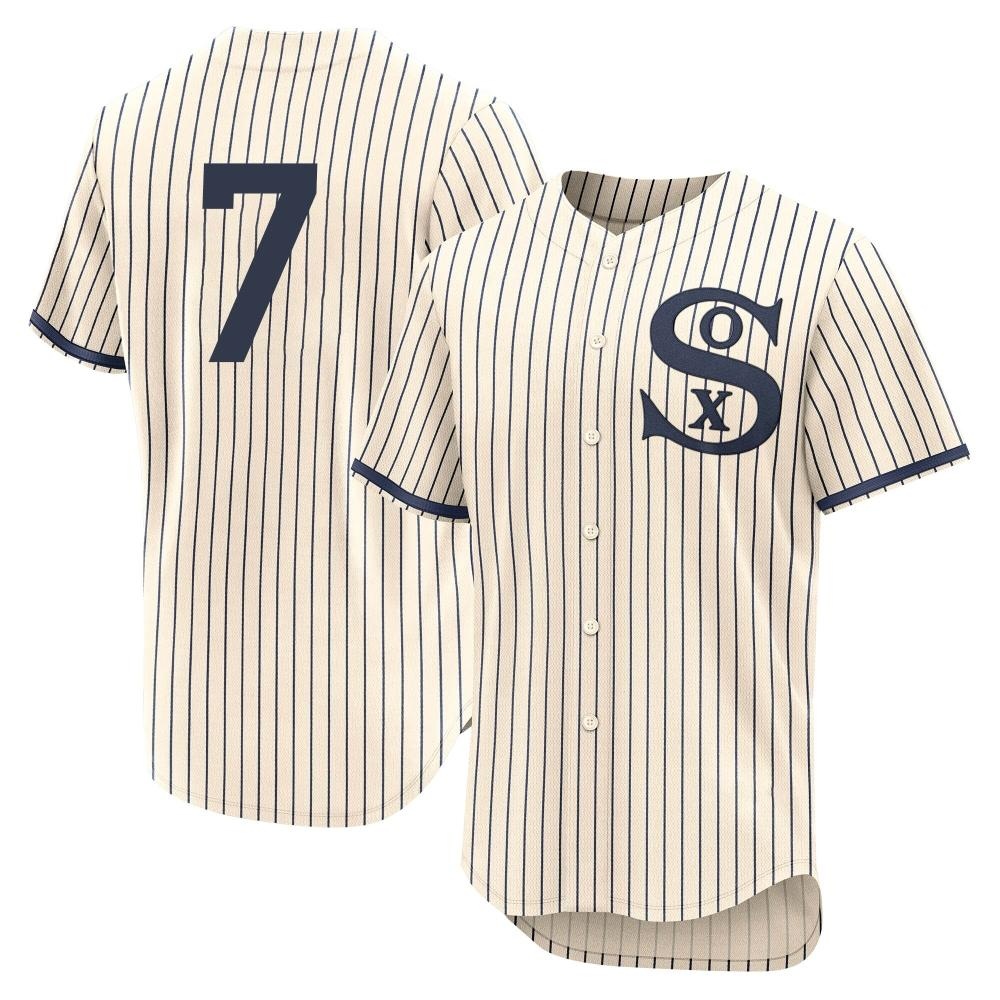 Authentic Dominic Fletcher Men's Chicago White Sox Cream 2021 Field of Dreams Jersey