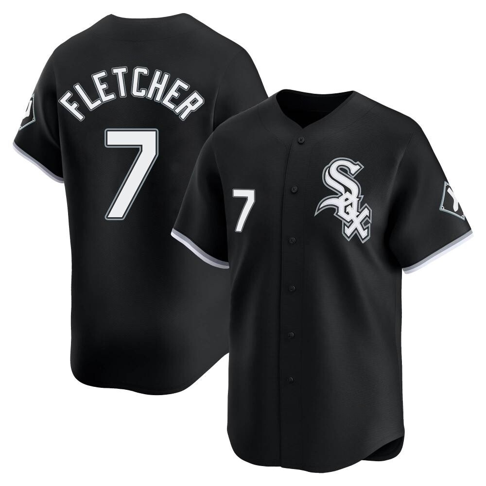 Limited Dominic Fletcher Youth Chicago White Sox Black Alternate Jersey Limited Dominic Fletcher Youth Chicago White Sox Black Alternate Jersey