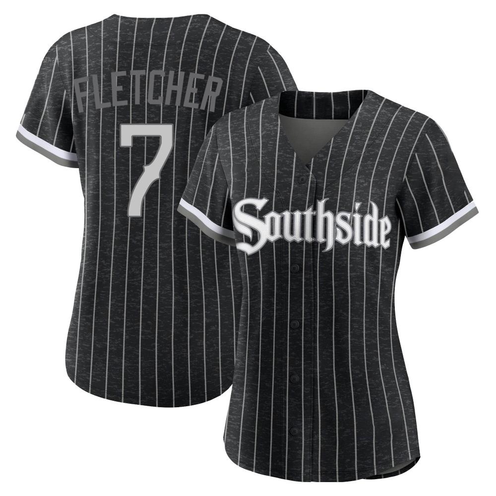 Replica Dominic Fletcher Women's Chicago White Sox Black 2021 City Connect Jersey Replica Dominic Fletcher Women's Chicago White Sox Black 2021 City Connect Jersey