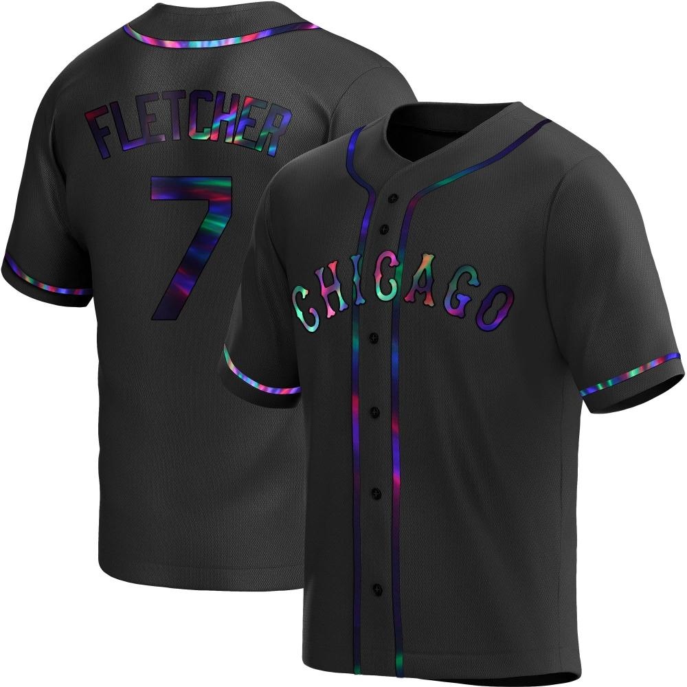 Replica Dominic Fletcher Youth Chicago White Sox Black Holographic Alternate Jersey Replica Dominic Fletcher Youth Chicago White Sox Black Holographic Alternate Jersey