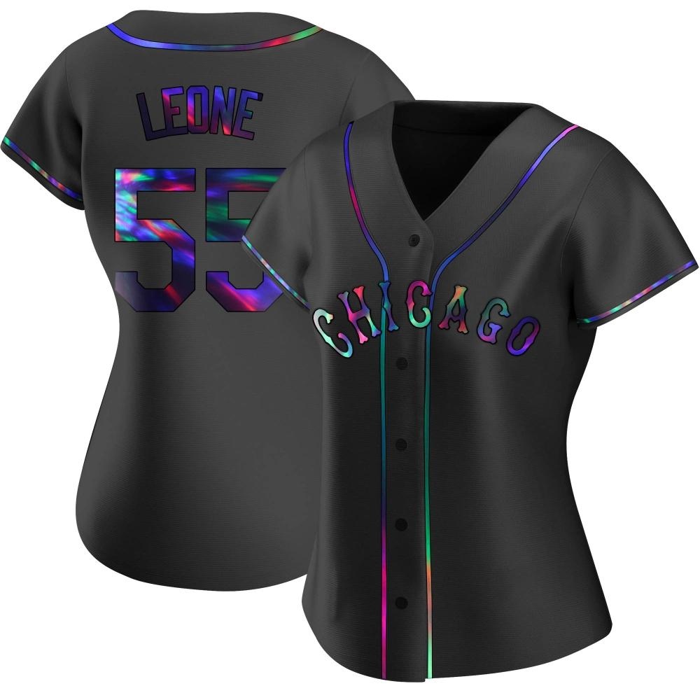 Replica Dominic Leone Women's Chicago White Sox Black Holographic Alternate Jersey Replica Dominic Leone Women's Chicago White Sox Black Holographic Alternate Jersey
