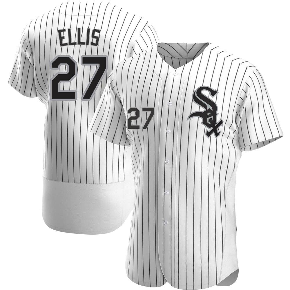 Authentic Duke Ellis Men's Chicago White Sox White Home Jersey Authentic Duke Ellis Men's Chicago White Sox White Home Jersey