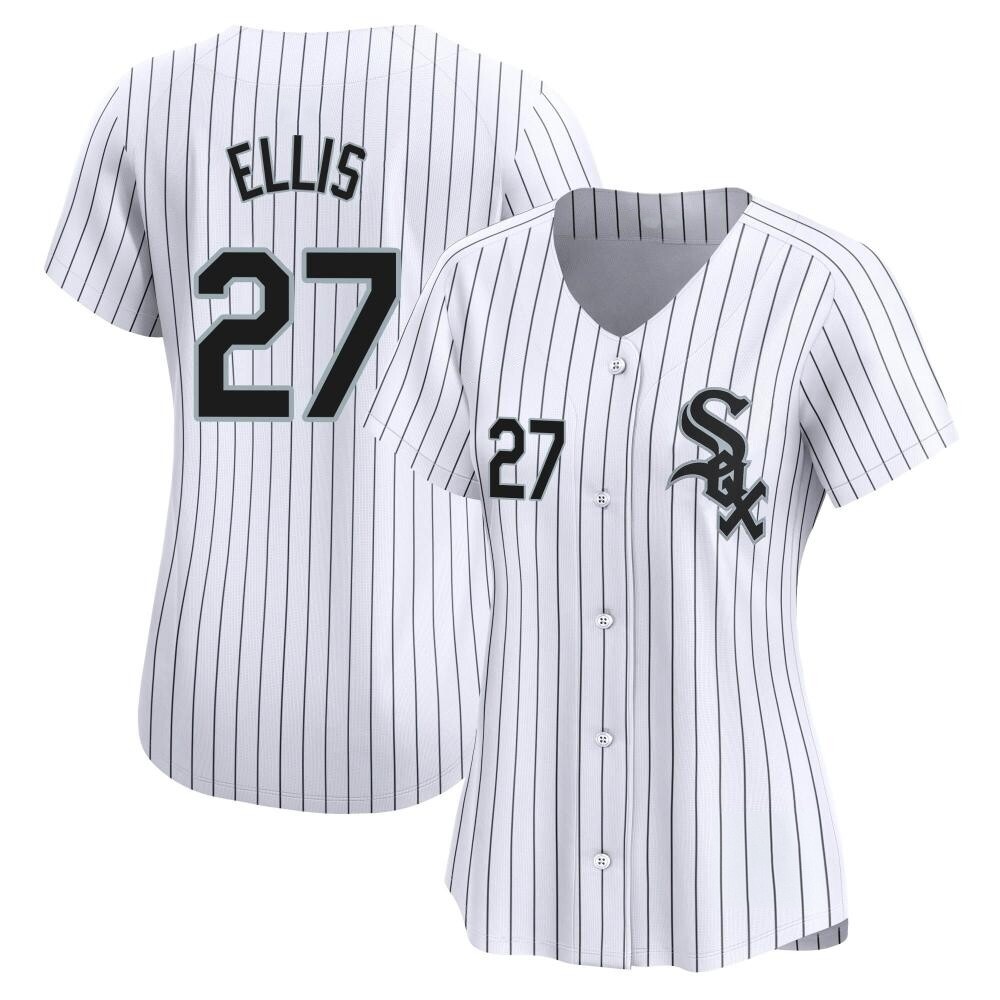 Limited Duke Ellis Women's Chicago White Sox White Home Jersey Limited Duke Ellis Women's Chicago White Sox White Home Jersey