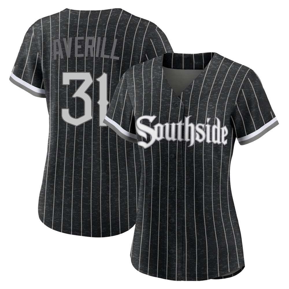 Authentic Earl Averill Women's Chicago White Sox Black 2021 City Connect Jersey Authentic Earl Averill Women's Chicago White Sox Black 2021 City Connect Jersey