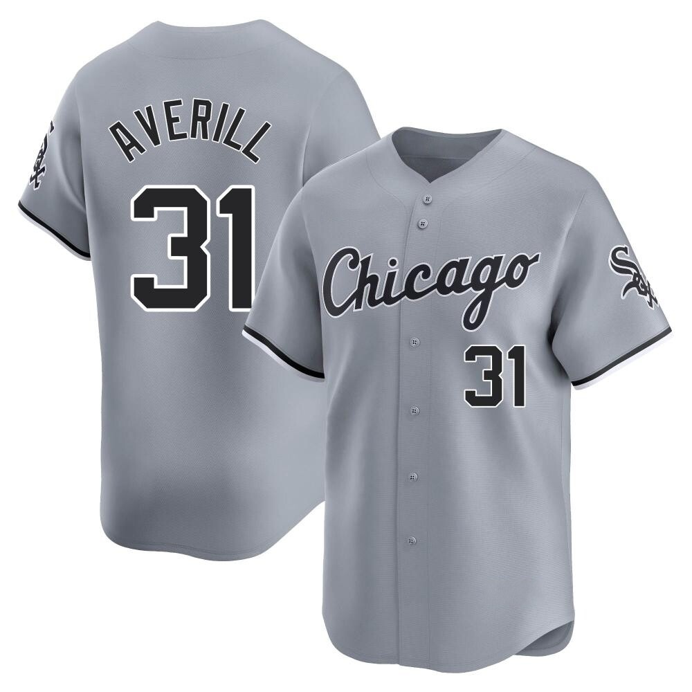 Limited Earl Averill Men's Chicago White Sox Gray Road Jersey Limited Earl Averill Men's Chicago White Sox Gray Road Jersey