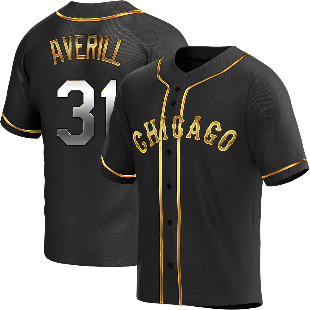 Replica Earl Averill Youth Chicago White Sox Black Golden Alternate Jersey Replica Earl Averill Youth Chicago White Sox Black Golden Alternate Jersey