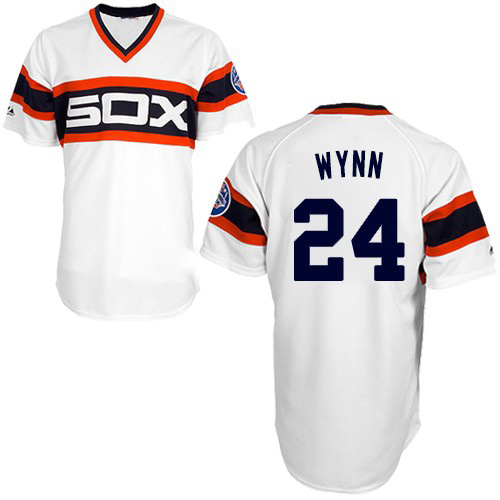 Replica Early Wynn Men's Chicago White Sox White 1983 Throwback Jersey Replica Early Wynn Men's Chicago White Sox White 1983 Throwback Jersey