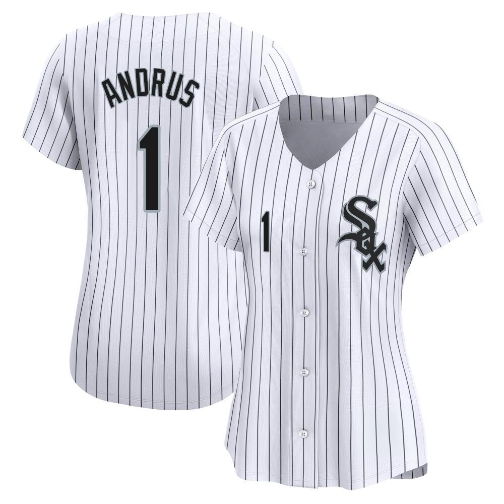 Limited Elvis Andrus Women's Chicago White Sox White Home Jersey Limited Elvis Andrus Women's Chicago White Sox White Home Jersey