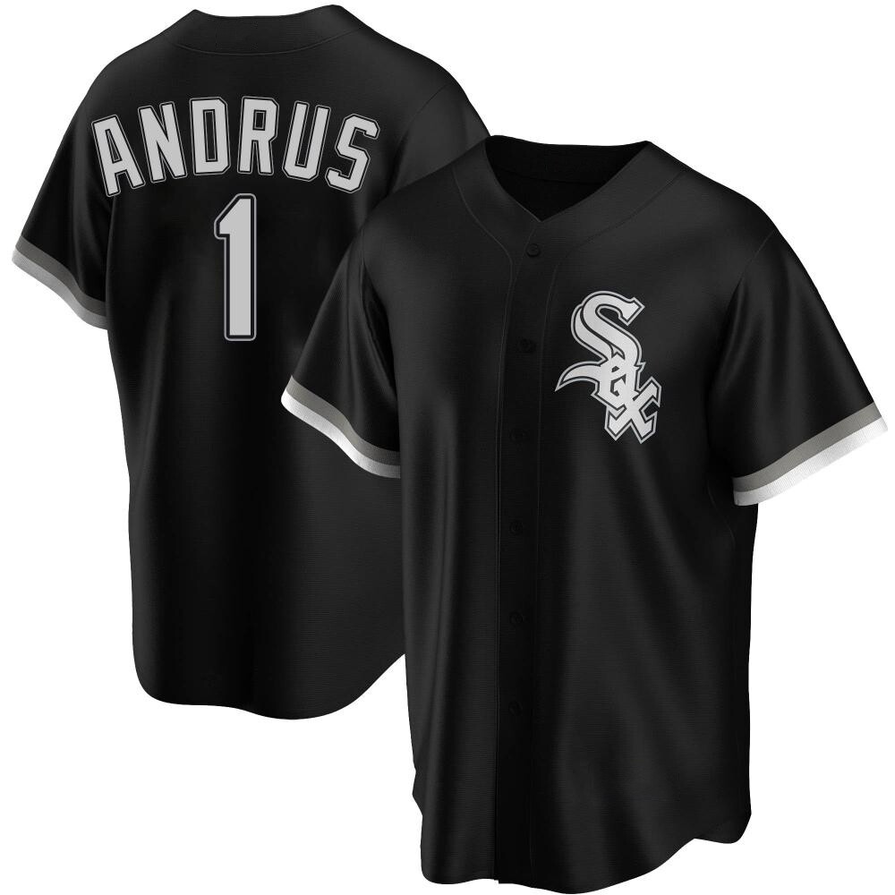 Replica Elvis Andrus Youth Chicago White Sox Black Alternate Jersey Replica Elvis Andrus Youth Chicago White Sox Black Alternate Jersey