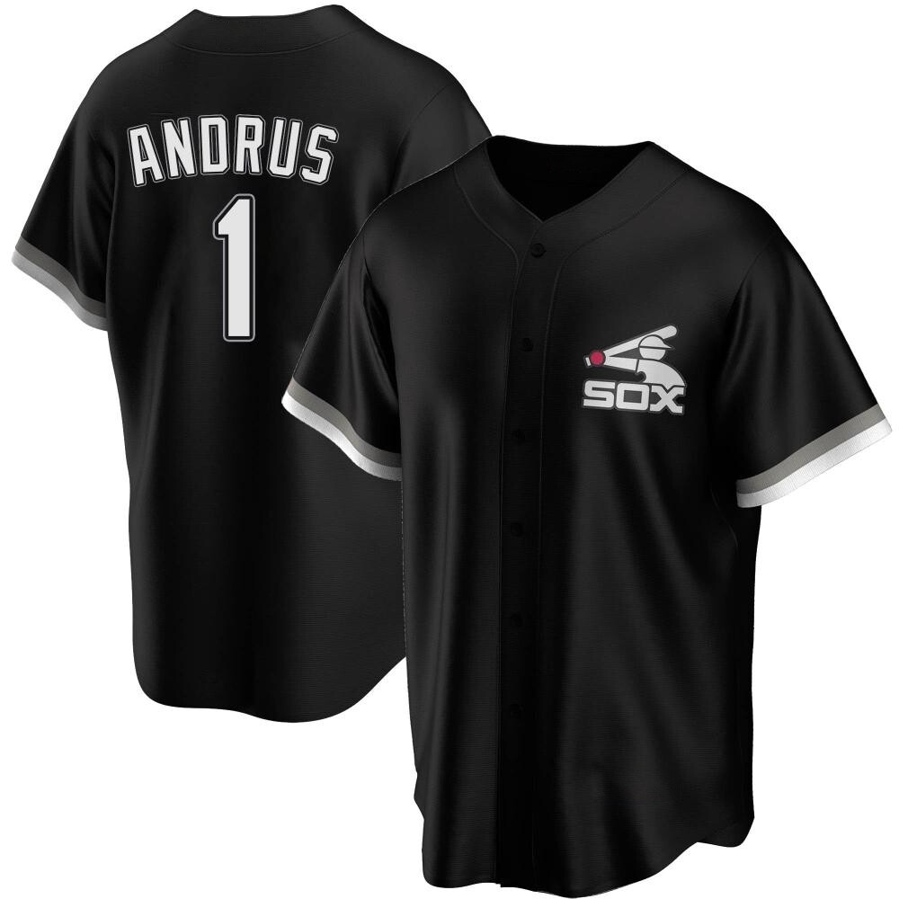 Replica Elvis Andrus Youth Chicago White Sox Black Spring Training Jersey Replica Elvis Andrus Youth Chicago White Sox Black Spring Training Jersey