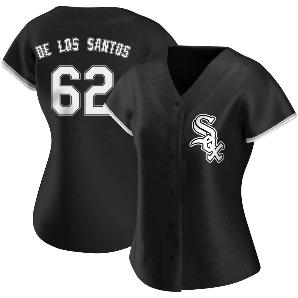 Authentic Enyel De Los Santos Women's Chicago White Sox Black Alternate Jersey Authentic Enyel De Los Santos Women's Chicago White Sox Black Alternate Jersey